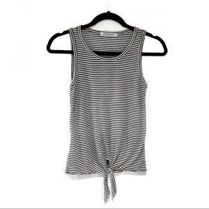 Tie Front Sleeveless Top